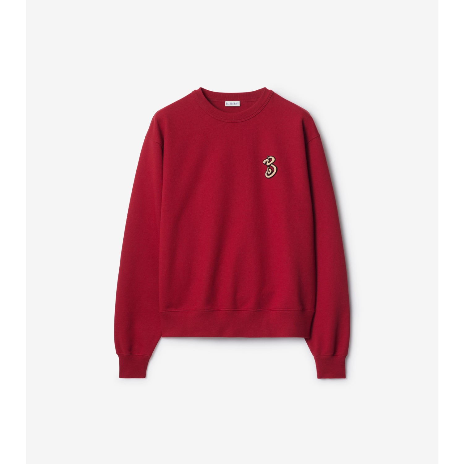 B Snake Cotton Sweatshirt