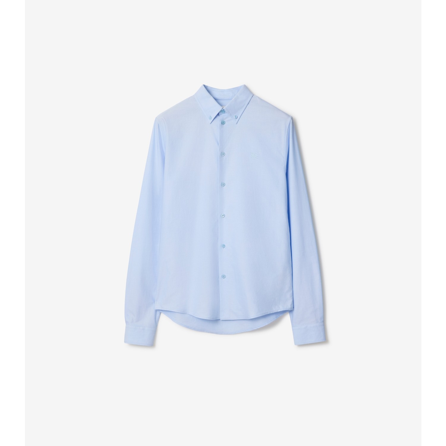 Camisa Oxford entallada en algodón