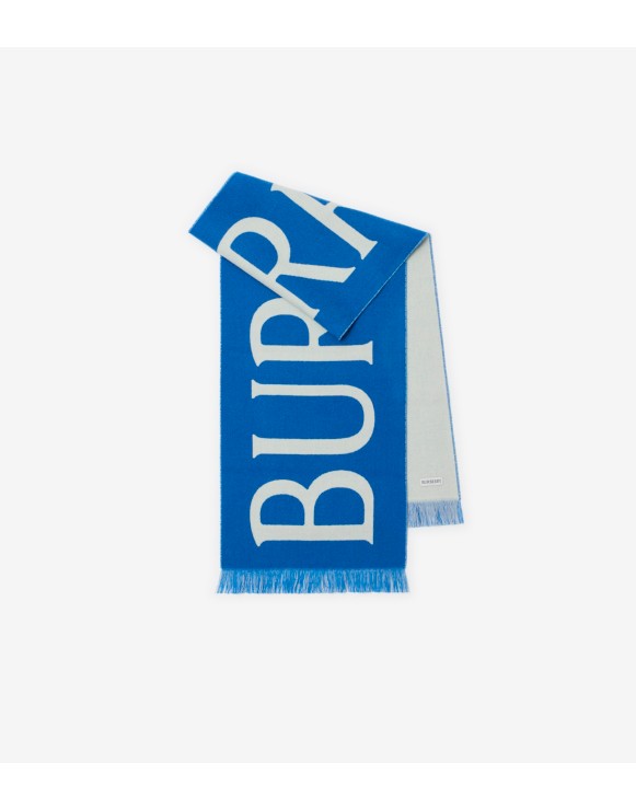 Logo Wool Scarf