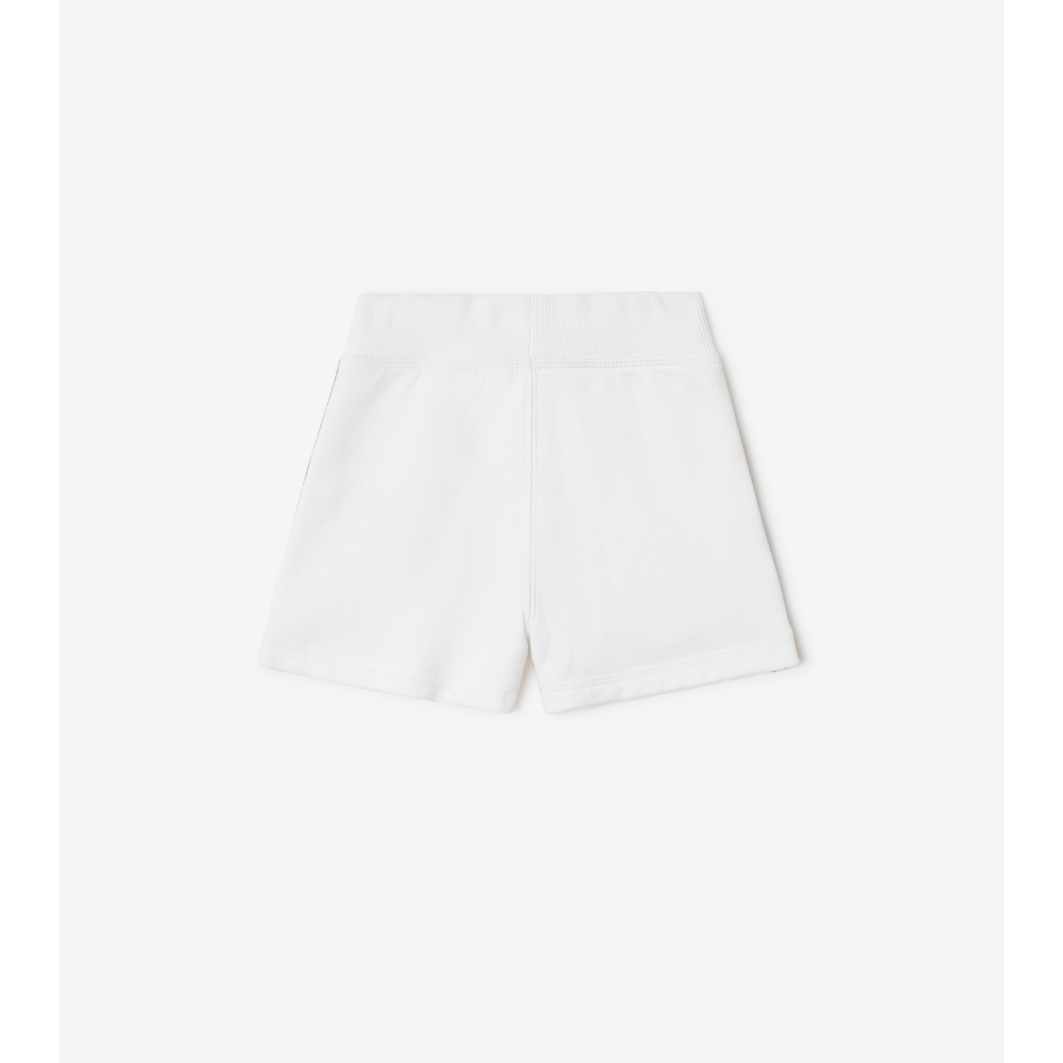Check Trim Cotton Shorts