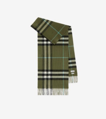 Burberry Cashmere scarf with logo, Men's Accessories