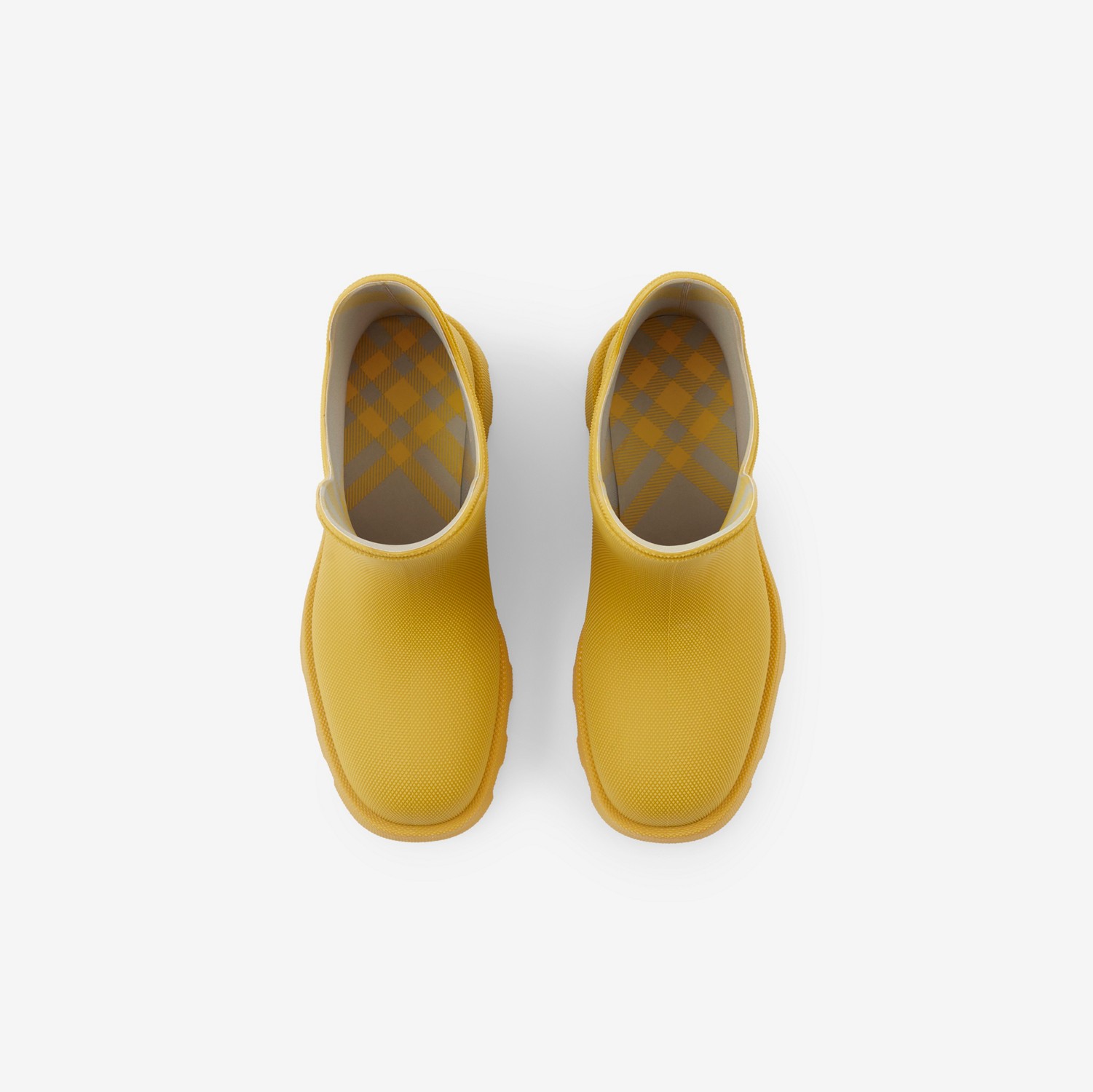 橡胶 Marsh 低筒靴 (马尼拉纸色) - 男士 | Burberry® 博柏利官网
