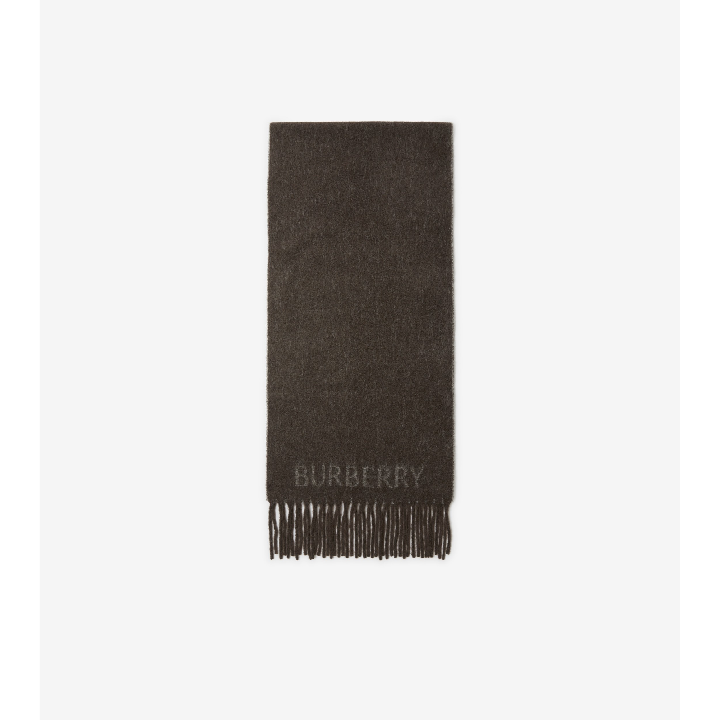 EKD Alpaca Wool Blend Scarf in Otter | Burberry® Official