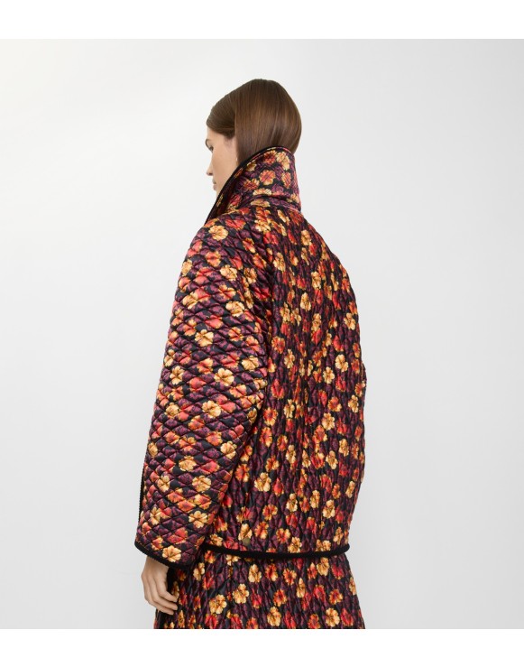 Geranium Leaf Quilted Nylon Floriston Jacket