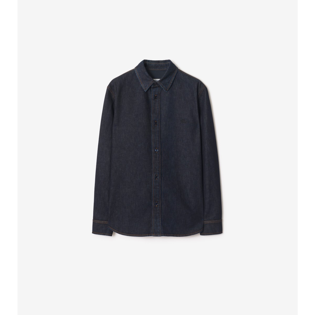  Embroidered Denim Overshirt