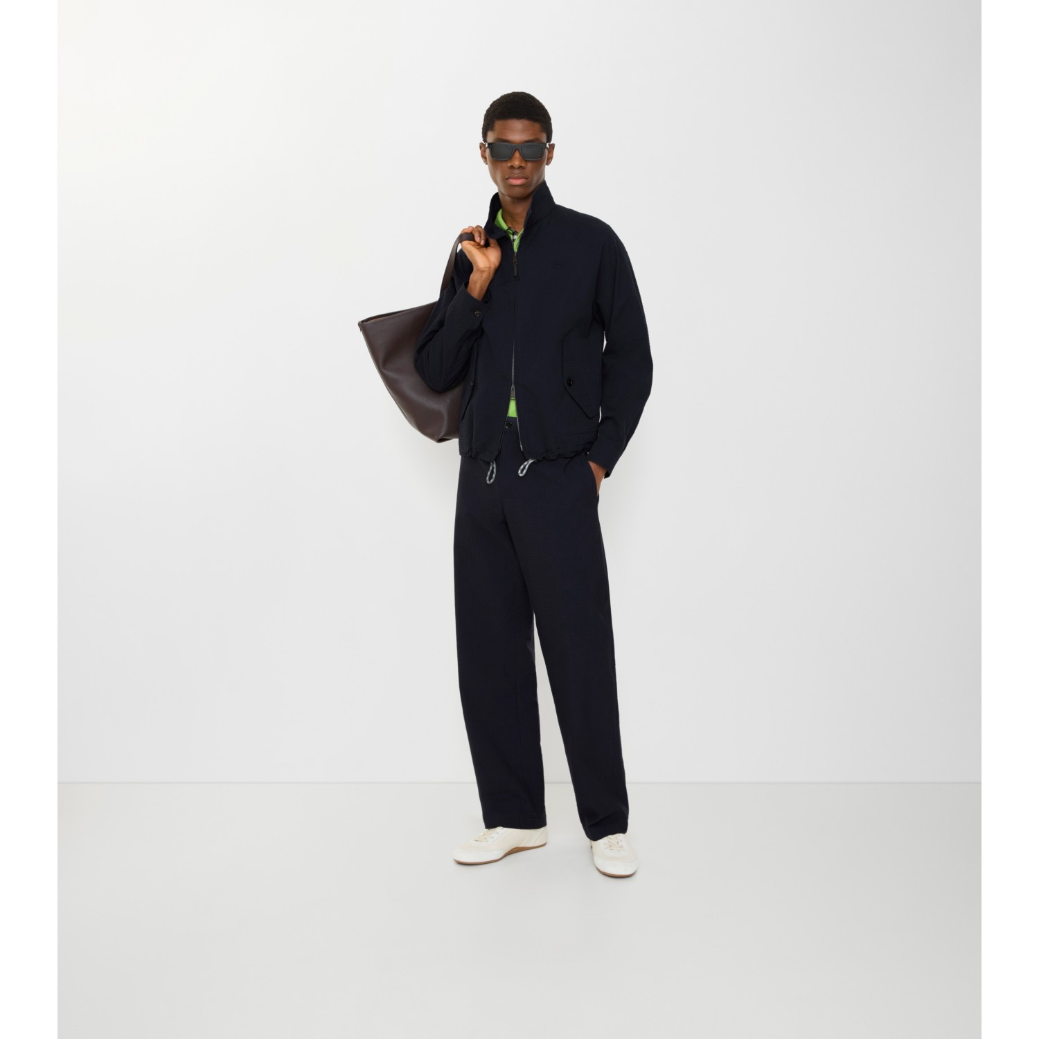 Cotton Linen Tailored Trousers - thumbnail 2