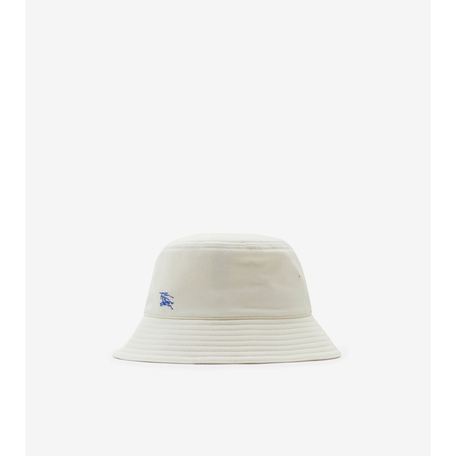 Cotton Bucket Hat in Wheat Men Burberry Official