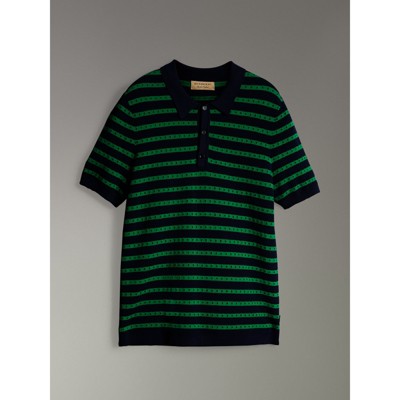 green burberry polo