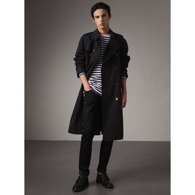 burberry trench coat navy