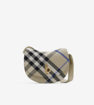 Burberry check-jacquard belt bag - Green