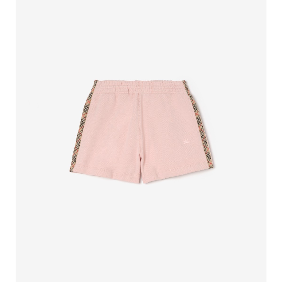  Check Trim Cotton Shorts