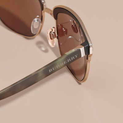 burberry square frame sunglasses