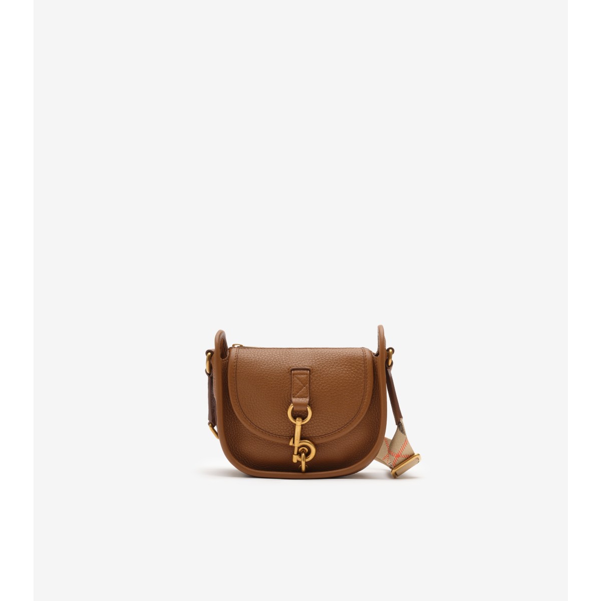  Check Mini B Clip Messenger Bag