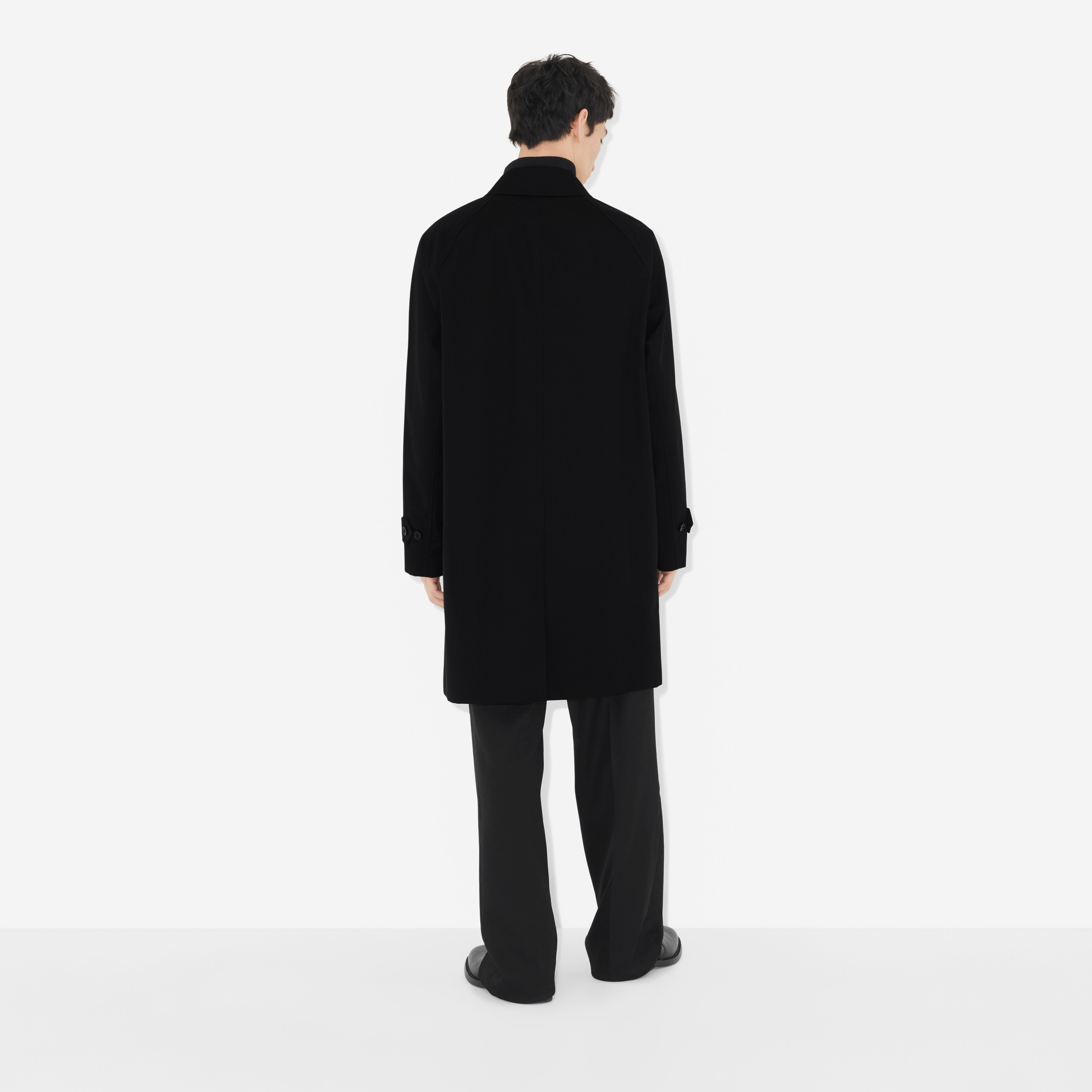 Mid-length Camden Heritage Car Coat in Black - Men | Burberry® Official - 4