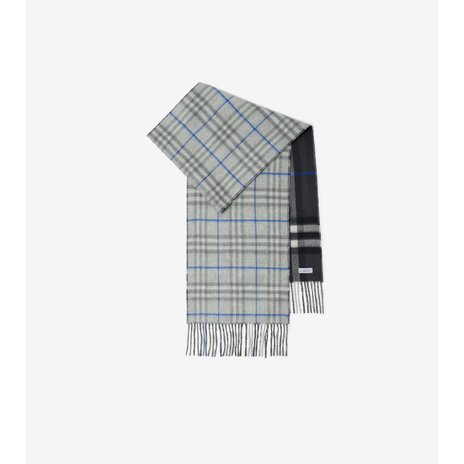 Burberry Reversible Check Cashmere Scarf