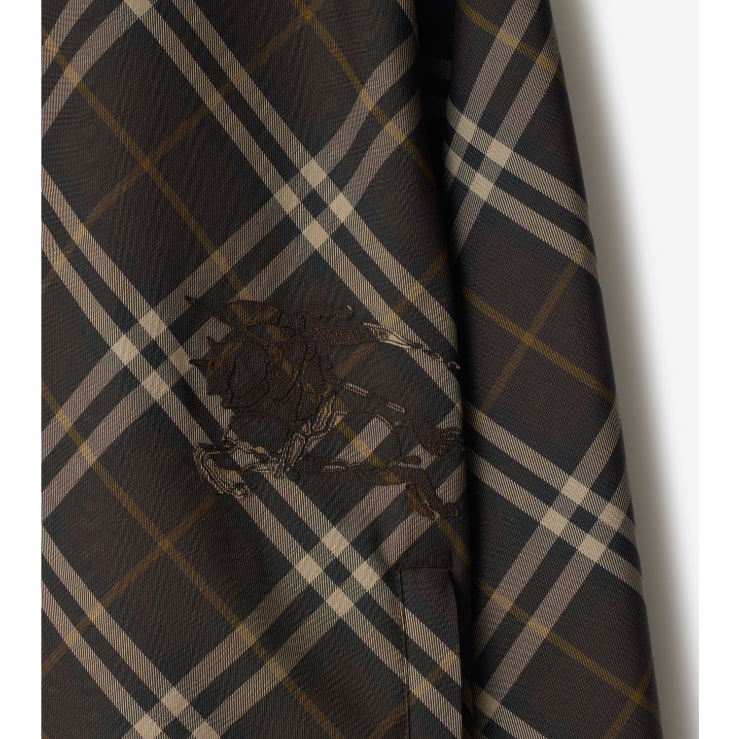 Reversible Check Hooded Jacket