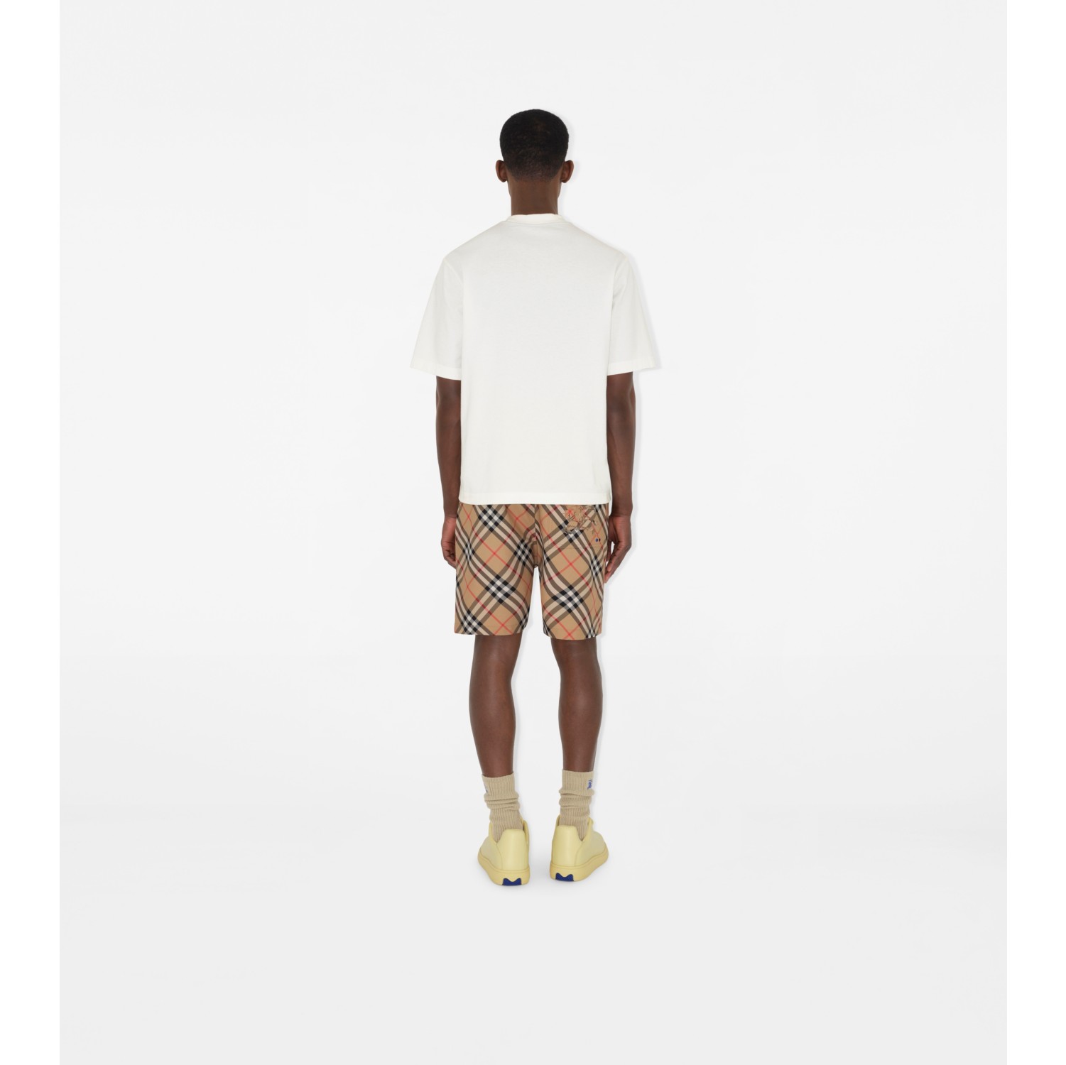 Check Shorts in Sand - Men | Burberry® Official