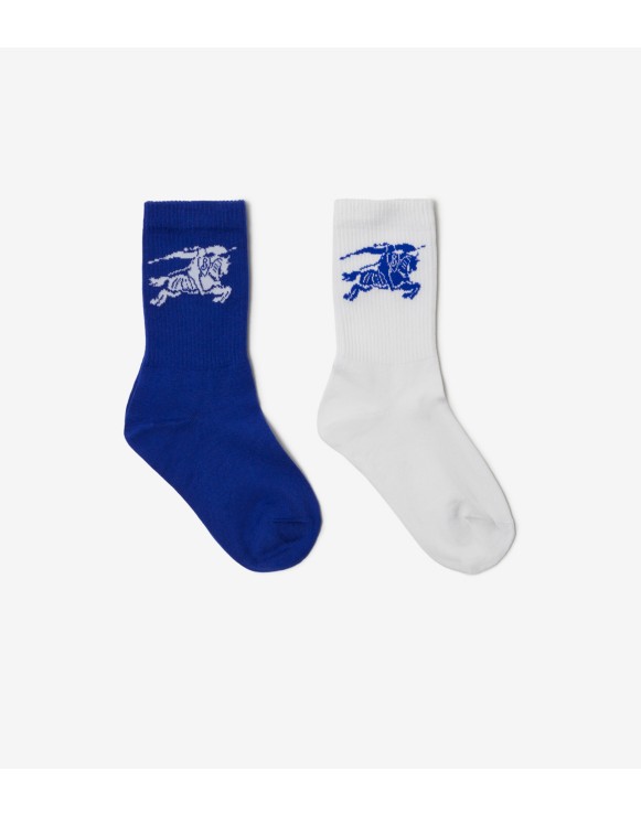 Cotton Blend Two-piece Socks Set