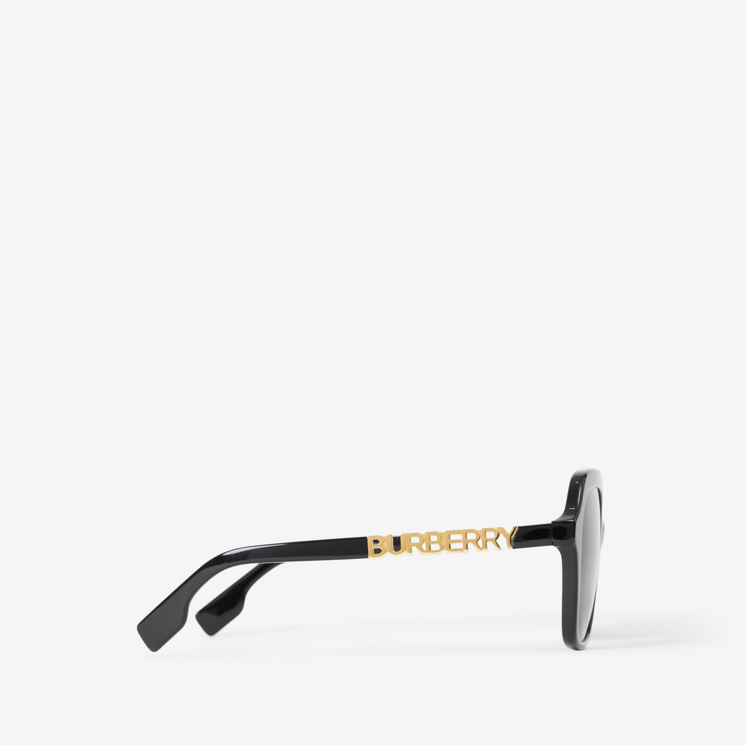 Óculos de sol com armação quadrada oversize (Preto) - Mulheres | Burberry® oficial