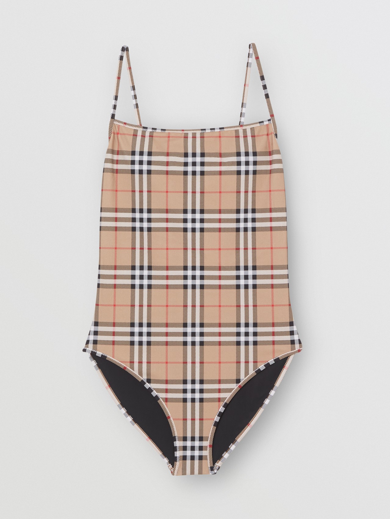 Vintage Check Swimsuit in Archive Beige