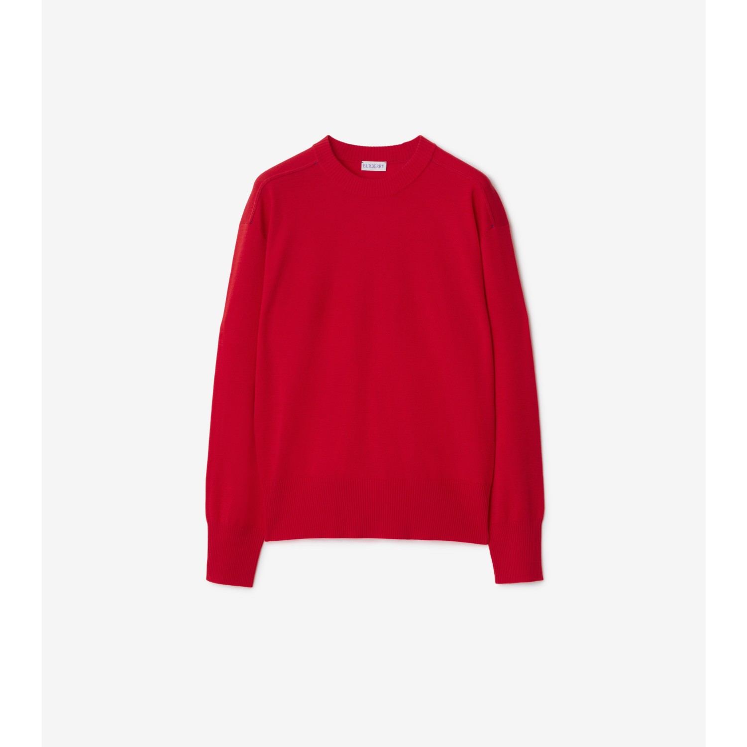 Wool Sweater in Pillar Women Burberry Official