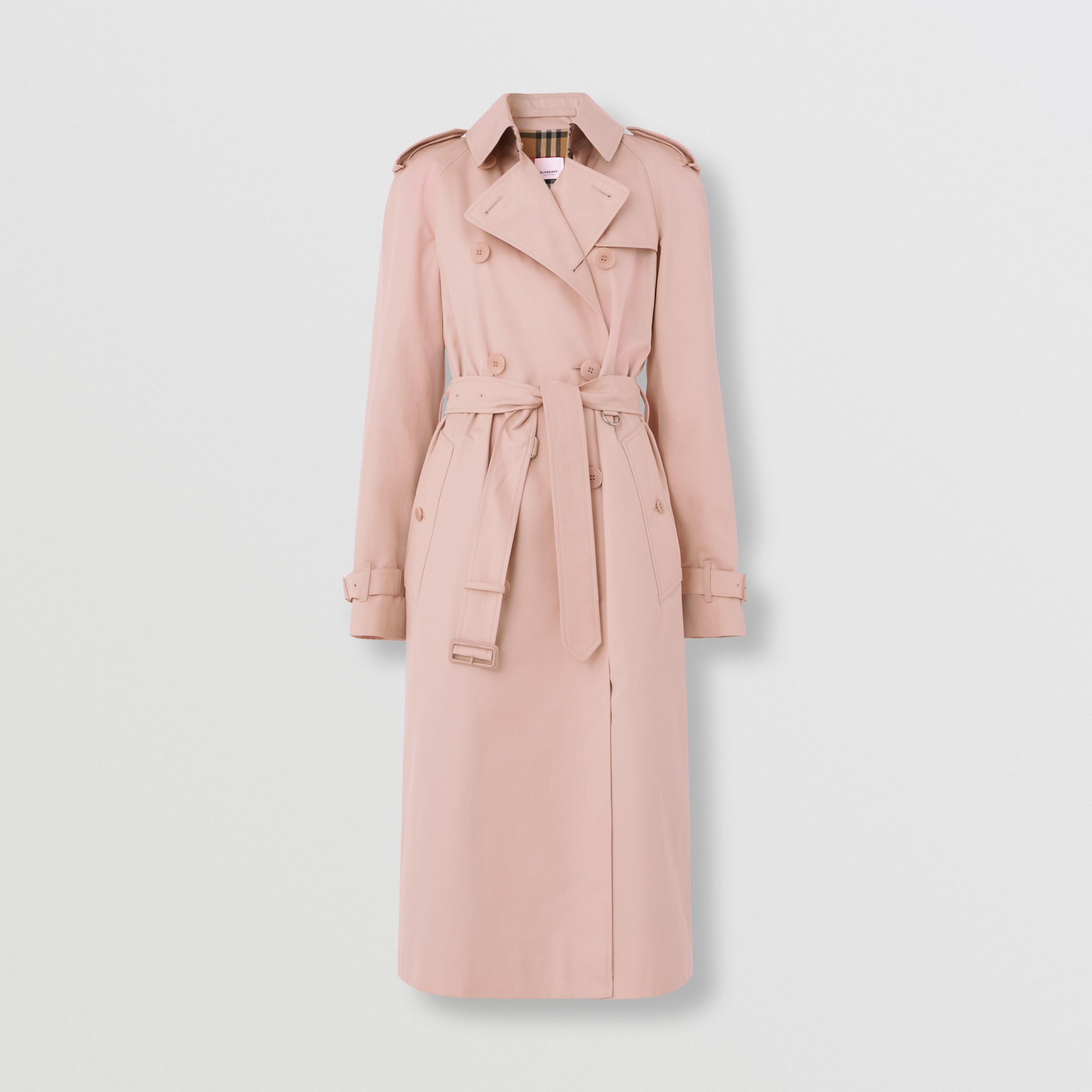 Trench coat in gabardine di cotone (Beige Fard) - Donna | Sito ufficiale Burberry® - 4