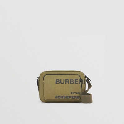 ワンピなど最旬ア! Burberryホースフェリープリントクロスボディバッグ - ショルダーバッグ