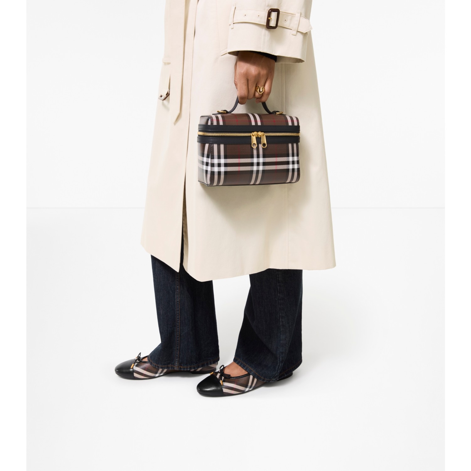 Check Vanity Bag