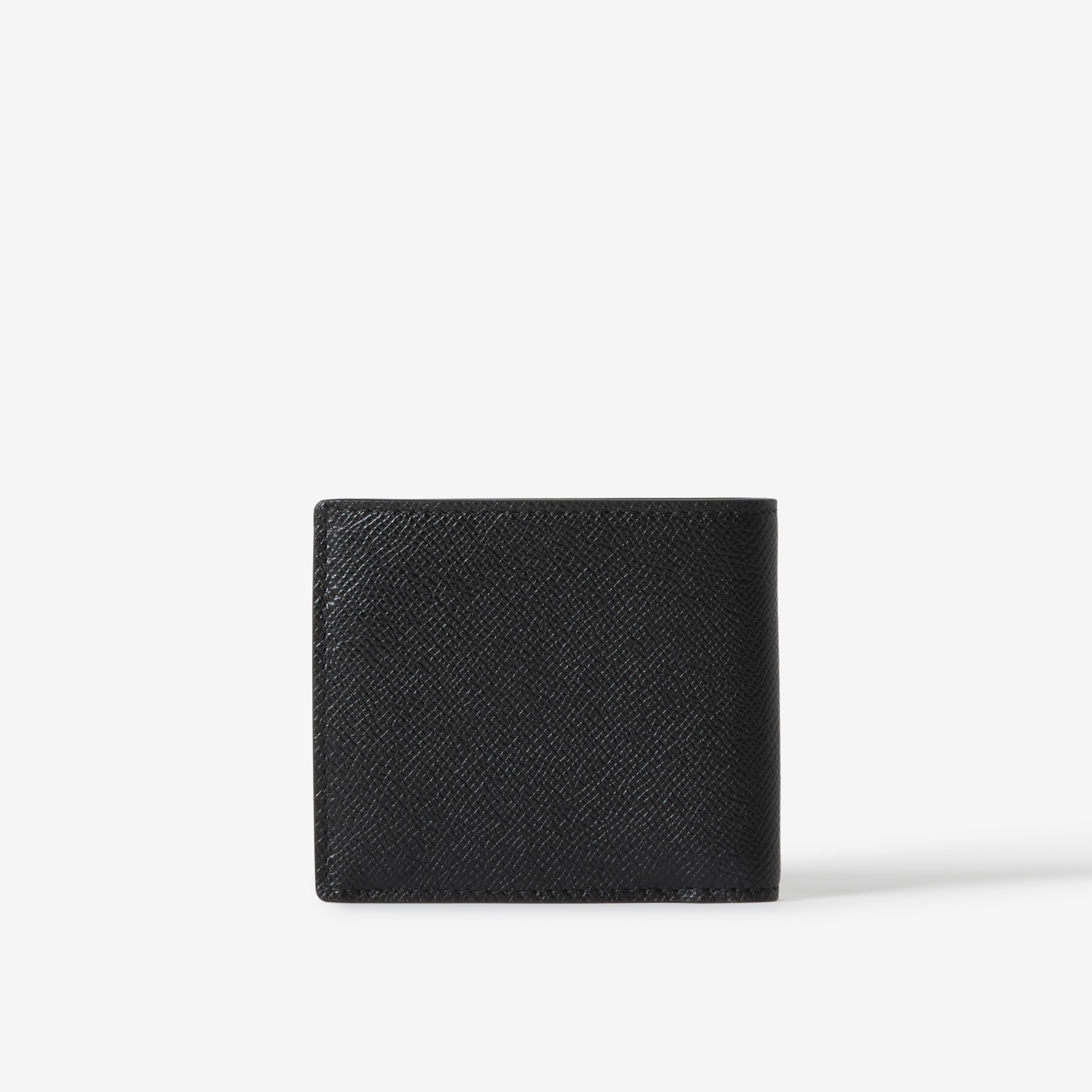 Grainy Leather TB Bifold Coin Wallet in Black - Men | Burberry® Official - 3
