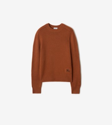 Cashmere Sweater in Ginger orange - Women | Burberry® Official