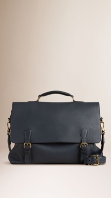 Grainy Leather Briefcase