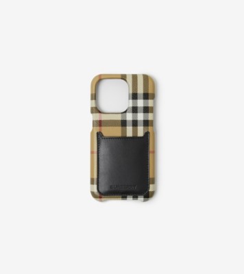 チェック iPhone 14 Pro ケース (アーカイブベージュ) - メンズ | Burberry®公式サイト