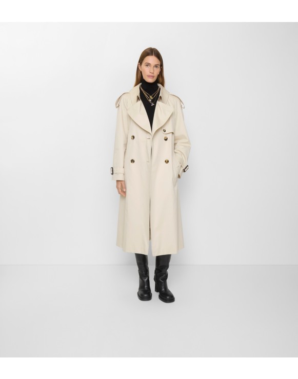 Trench long Fitzrovia en gabardine