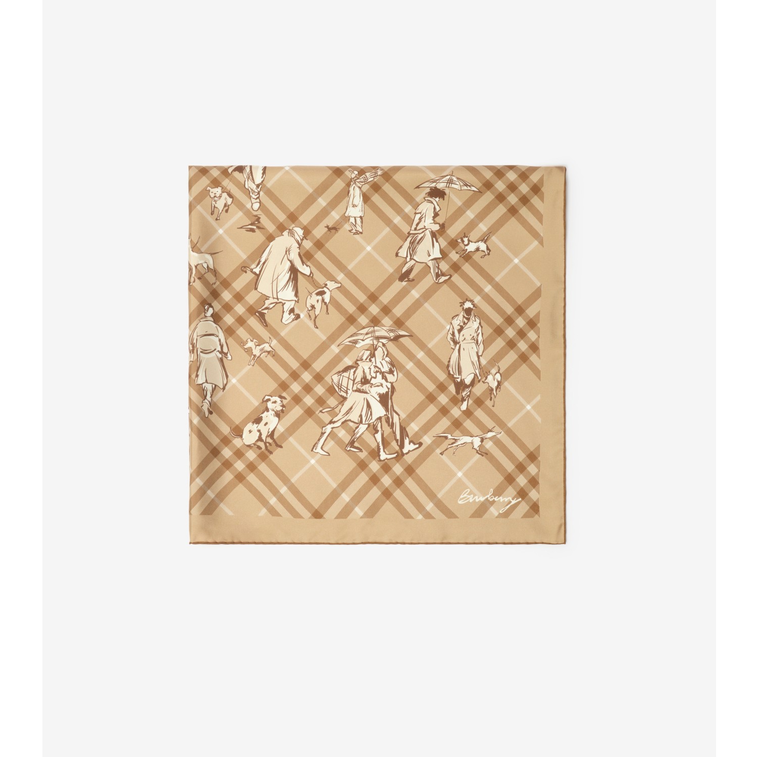 Check Mates Silk Scarf