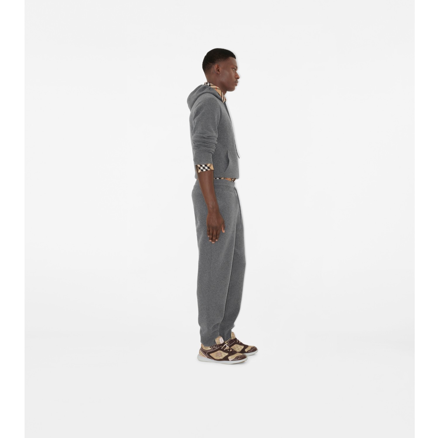 Pantaloni da jogging in misto cashmere