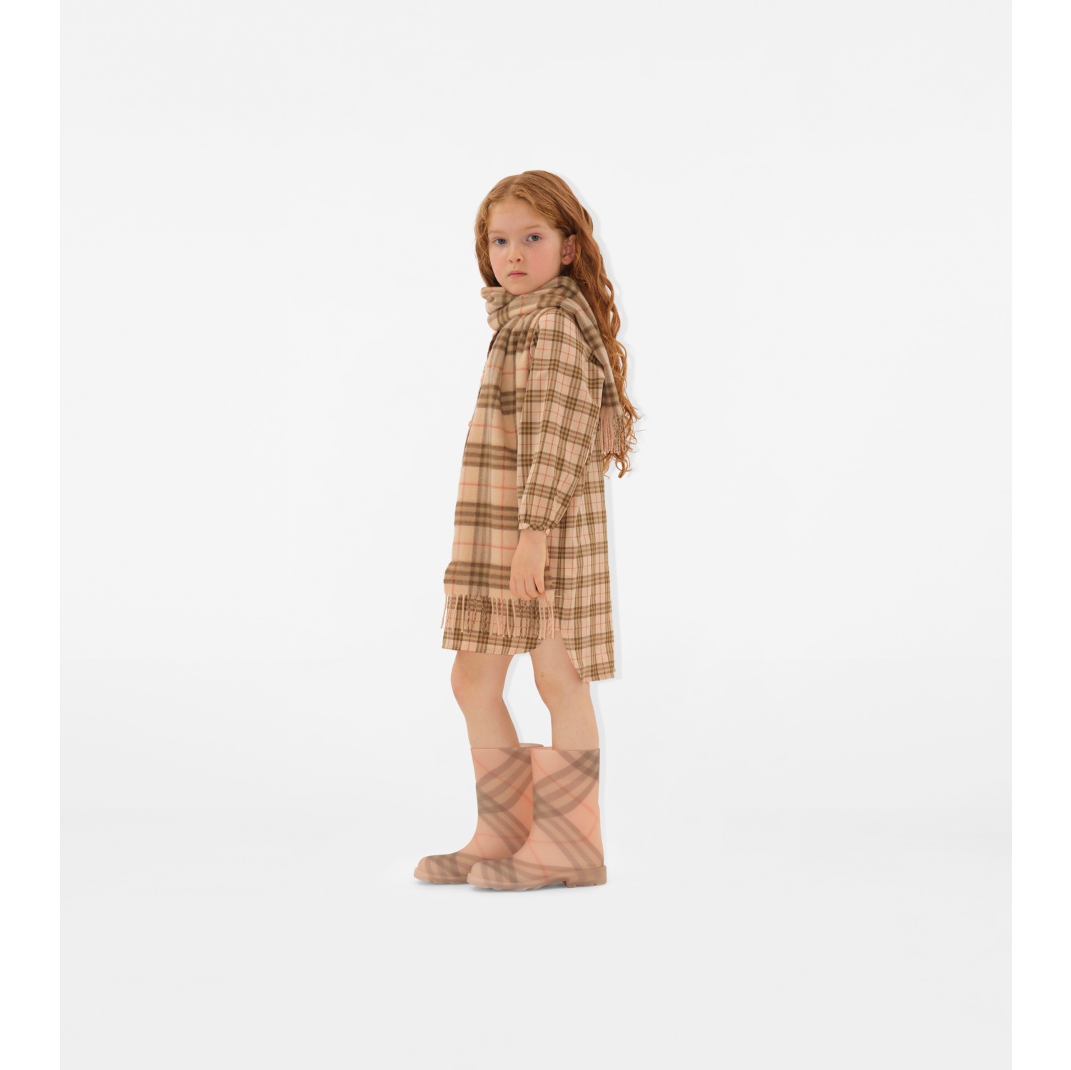 Sciarpa in cashmere Check