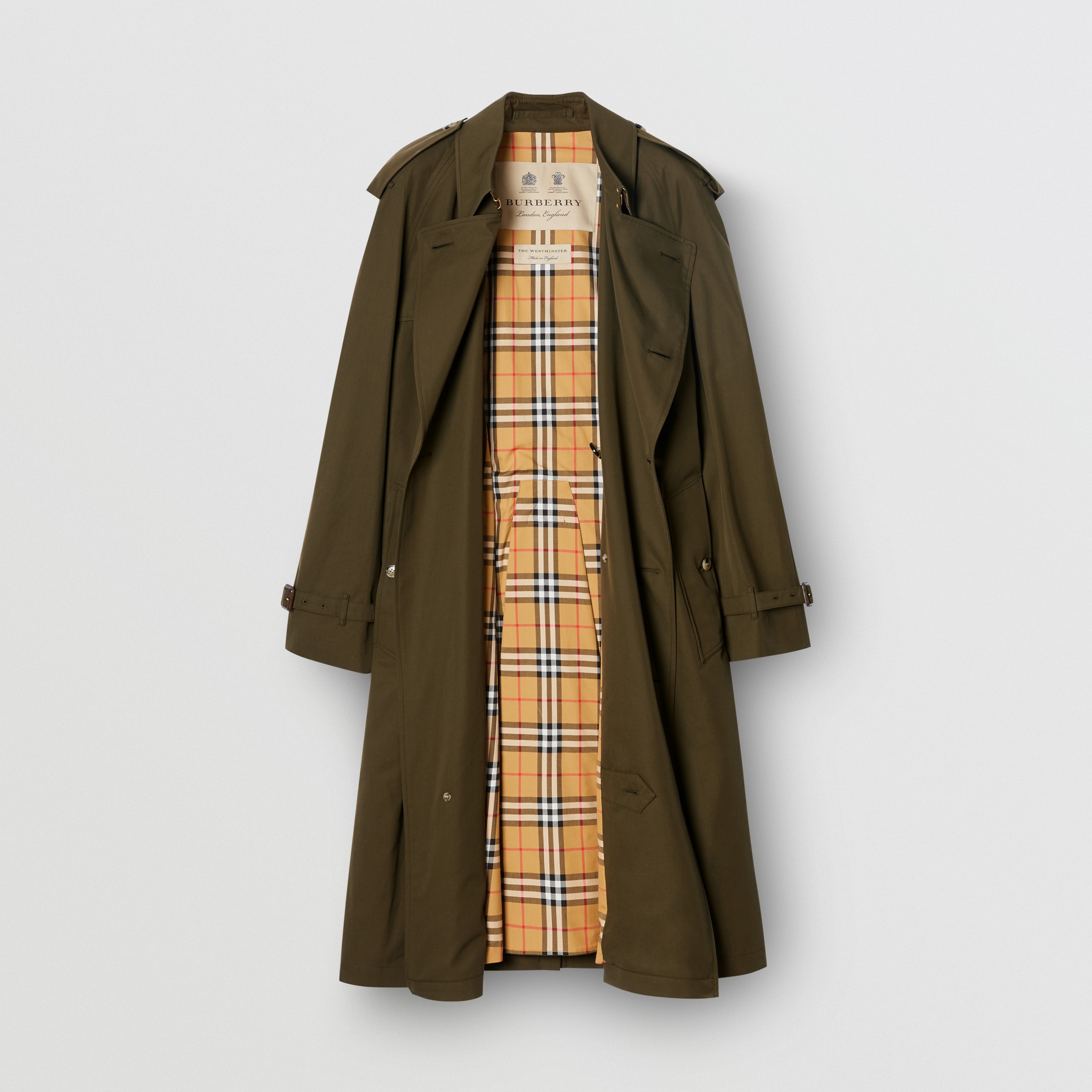 Trench coat Heritage Westminster (Caqui Militar Oscuro) - Hombre | Burberry® oficial - 3