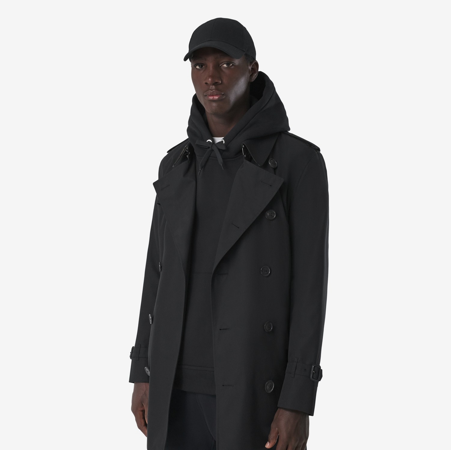 Trench coat Wimbledon corto (Negro) - Hombre | Burberry® oficial