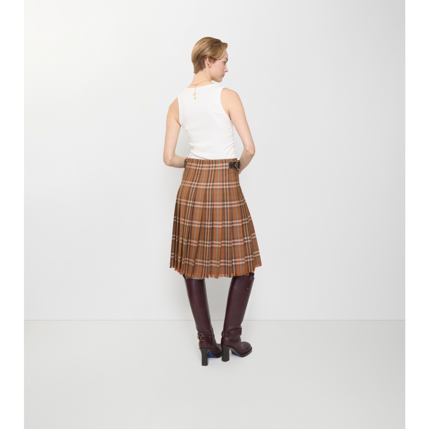 Check Wool Kilt