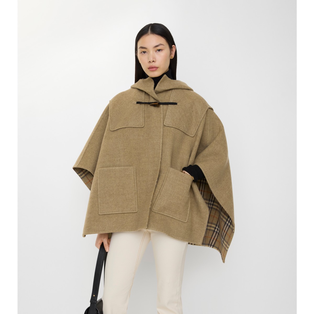 Check Duffle Cape