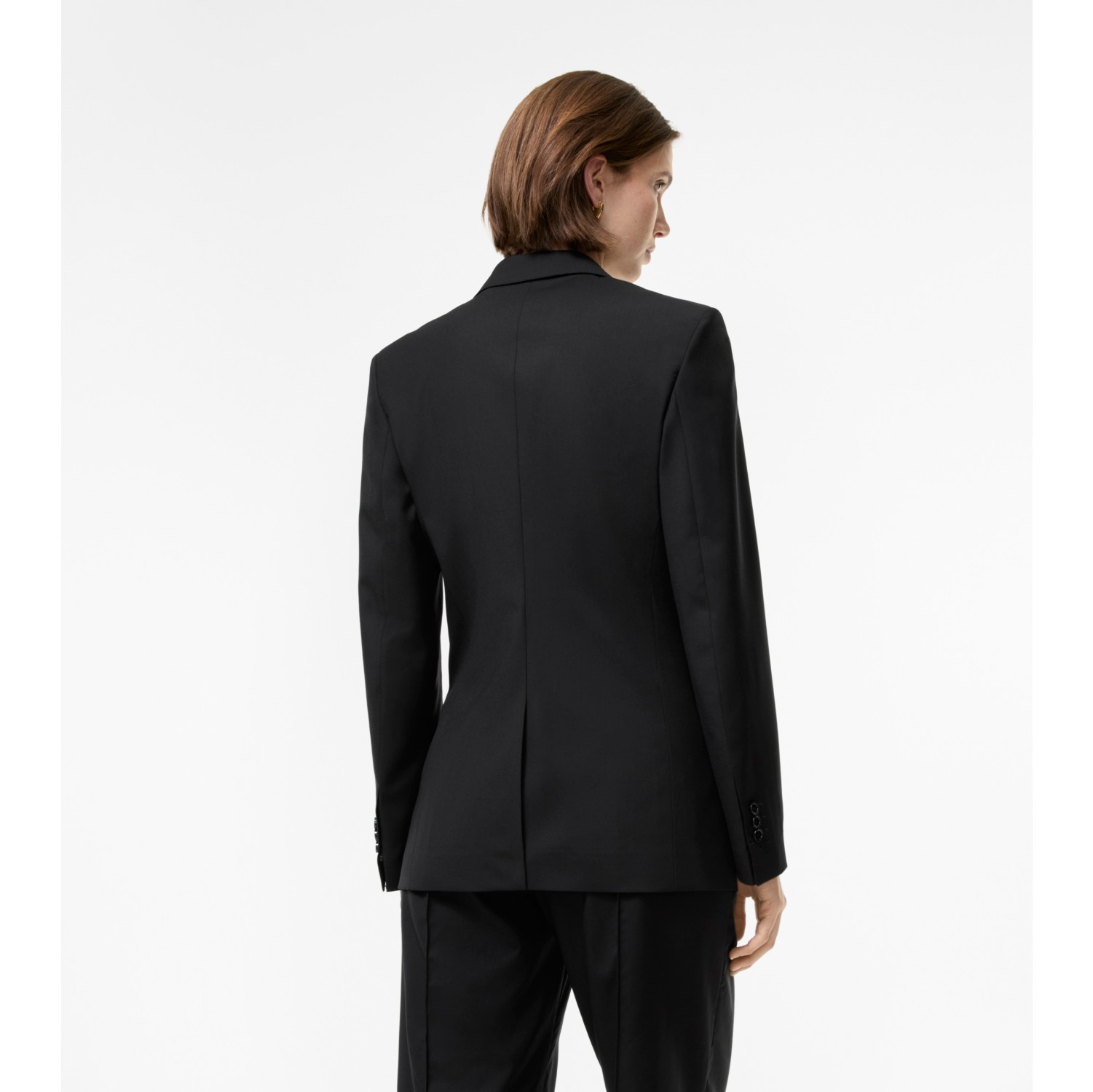 Wool Tailored Jacket in Black - Women | Burberry® Official