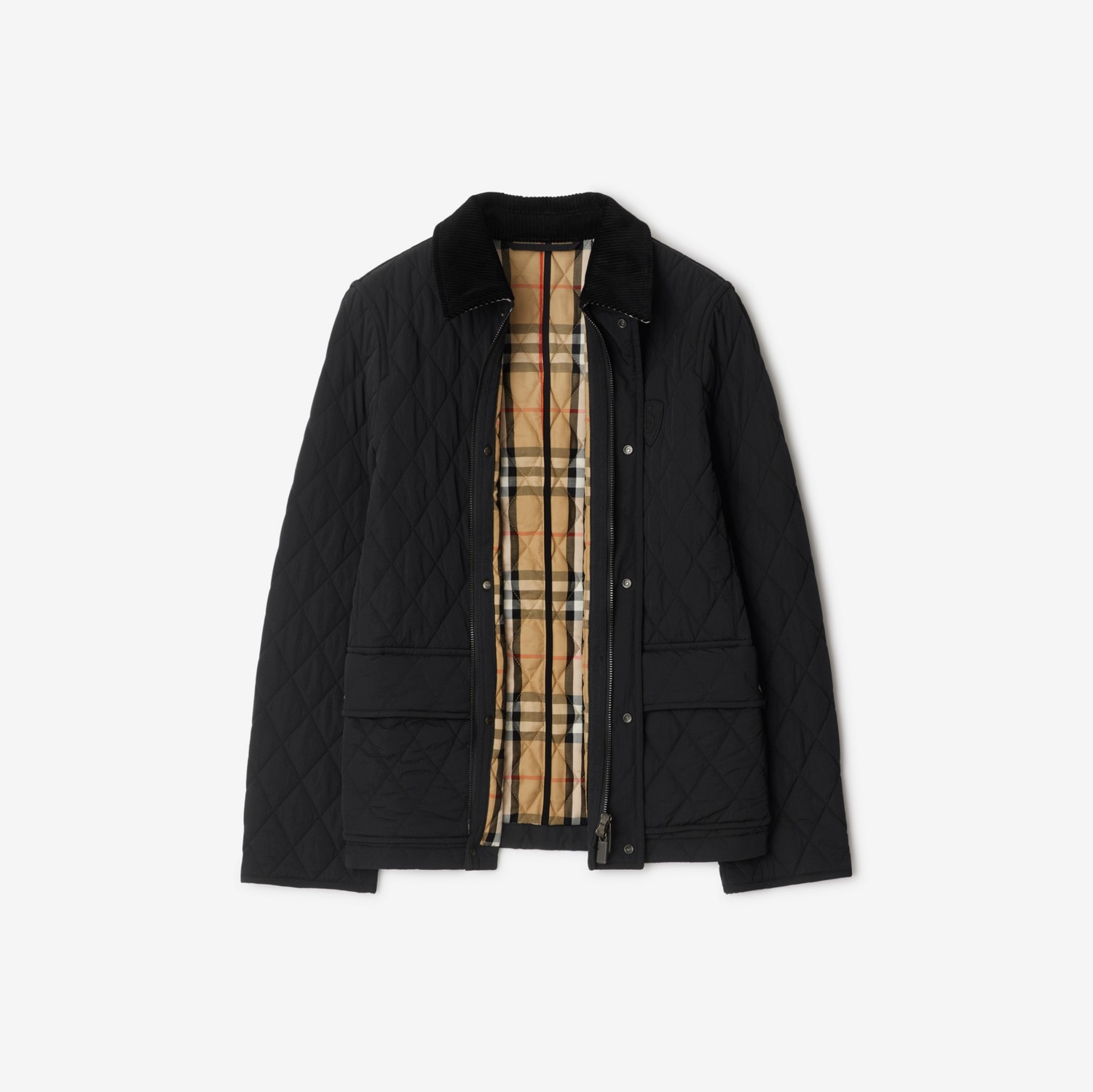 Quilted Nylon Jacket in Black - Women | Burberry® Official Quilted Nylon Jacket in Black - Women | Burberry® Official
