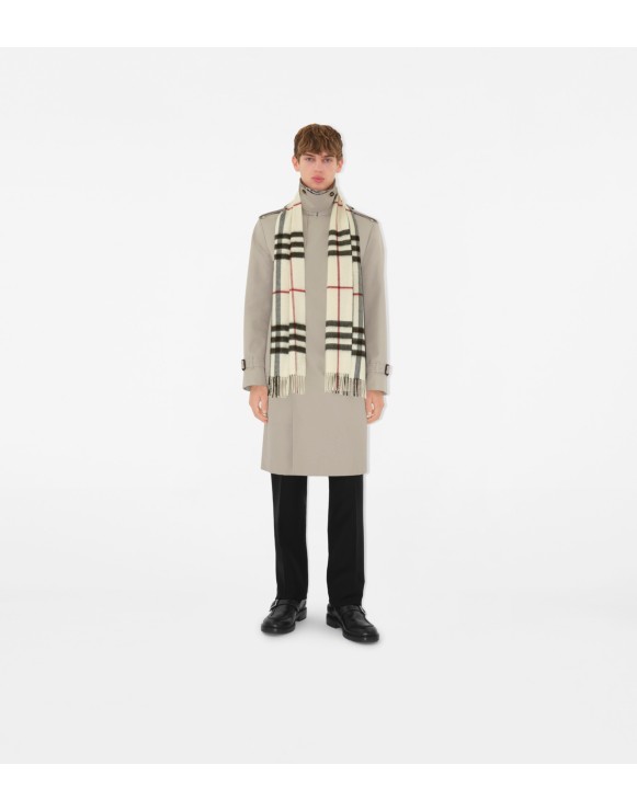 Check Cashmere Scarf