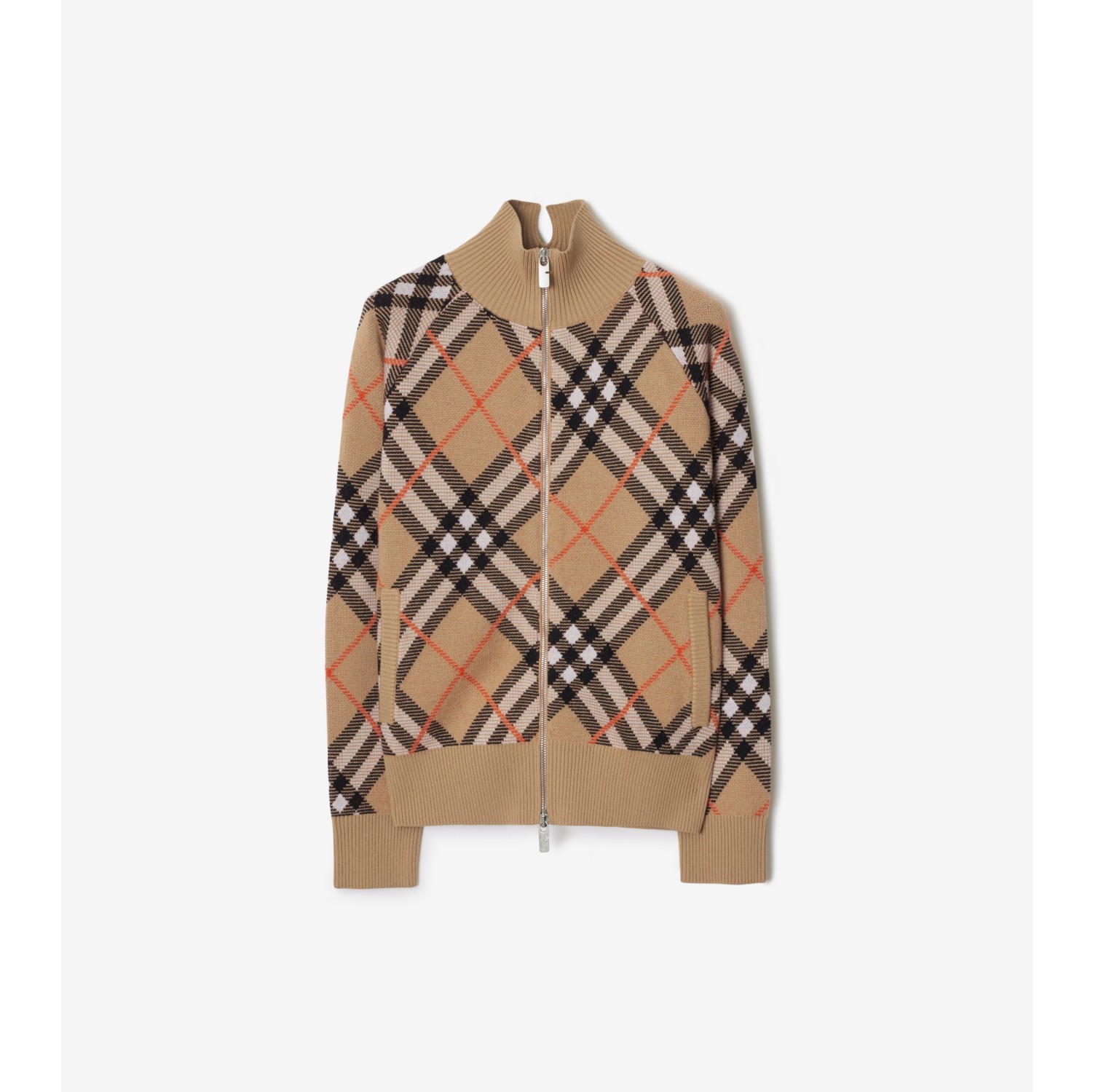 Check Wool Mohair Blend Jacket