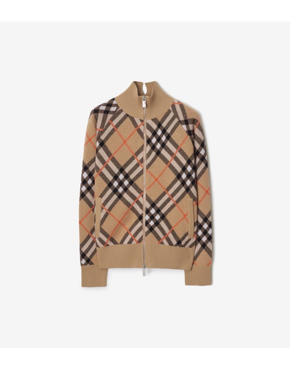 Check Wool Mohair Blend Jacket
