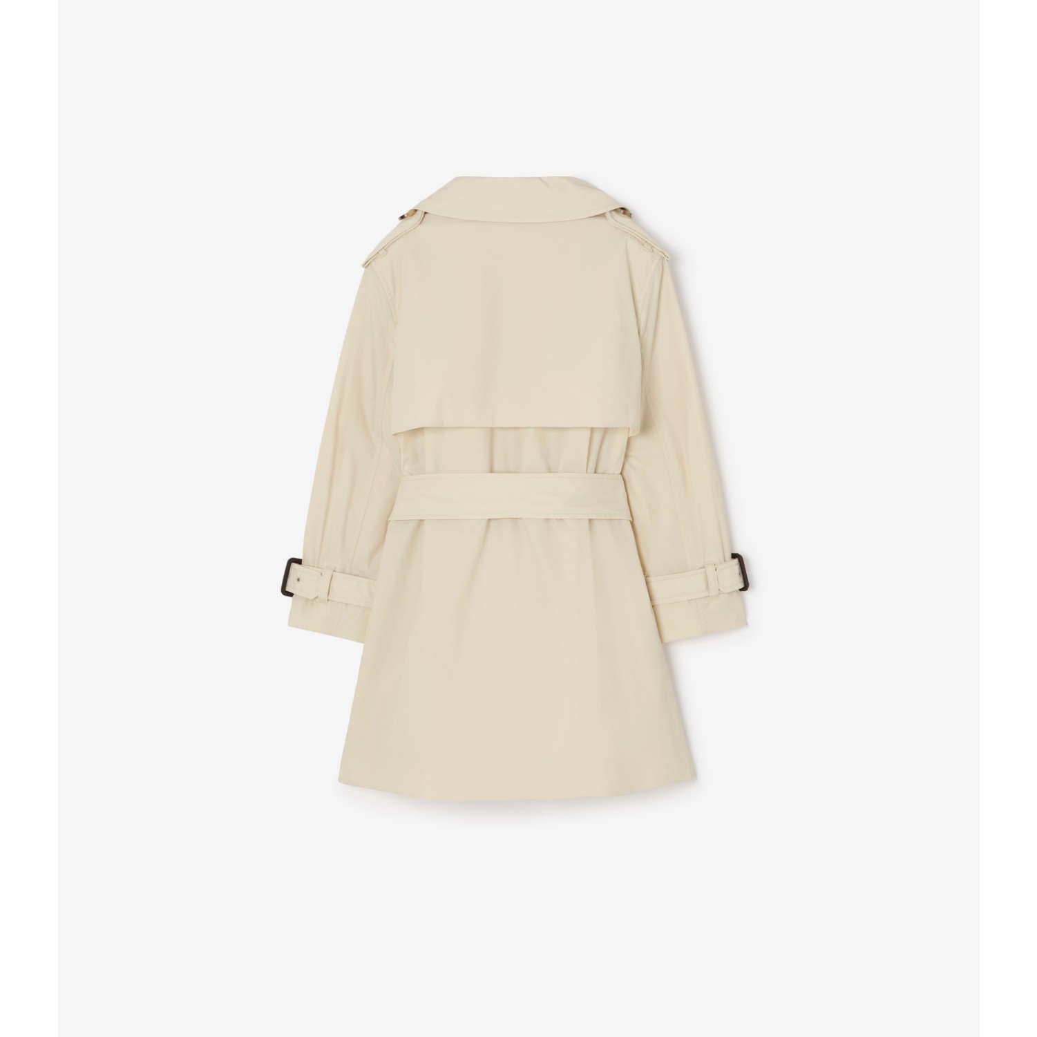 Stretch Nylon Trench Coat
