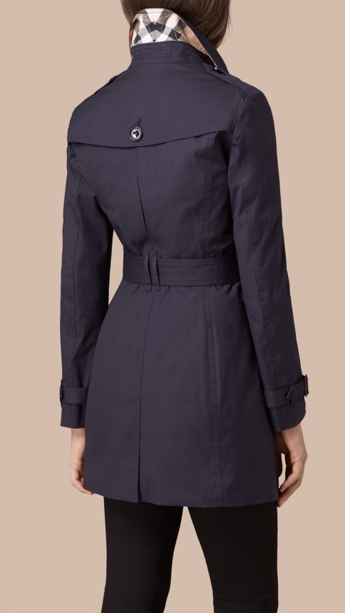 Hooded Trench Coat with Warmer Navy | Burberry