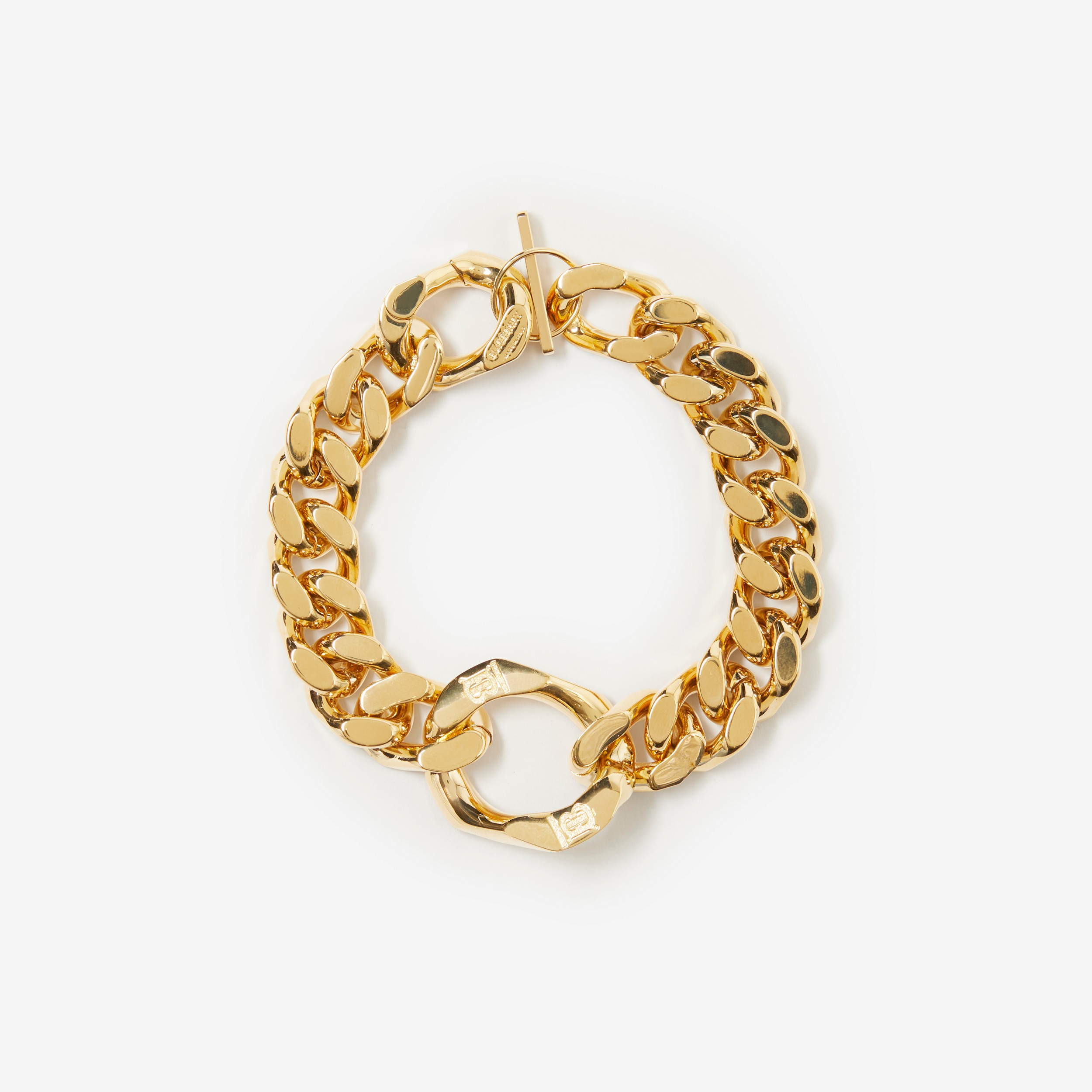 Bracelet à maillons plaqué or (Clair) - Femme | Site officiel Burberry® - 1