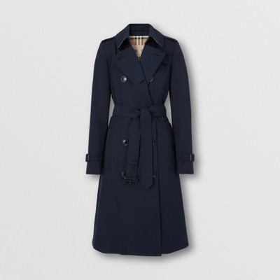 navy blue mackintosh raincoat