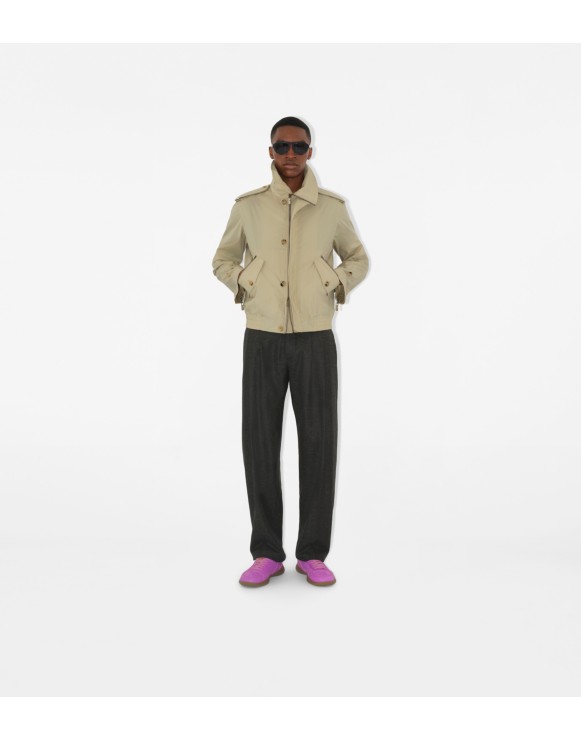 Veste en coton et nylon